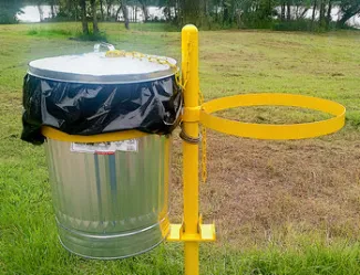 Visitors will notice new trash cans that the Nation has installed and now maintains.