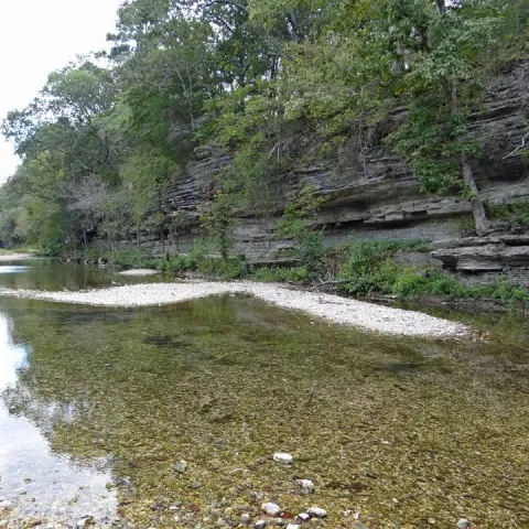 Stream in Oklahoma, photo by Jim Burroughs