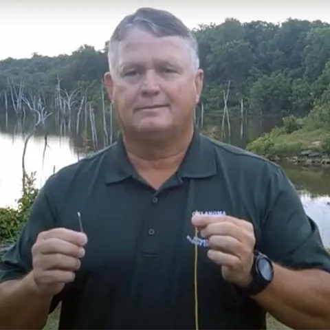 Knot tying video thumbnail.