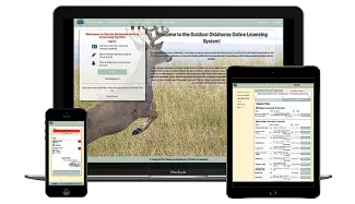 Go Outdoors Oklahoma welcome screens