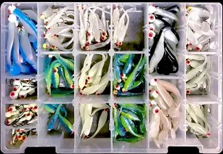 Fishing tackle jigs