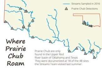 Where Prairie Chub Roam Map
