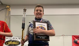 1st place, National Champion Elementary School Male Individual, Turner Holder