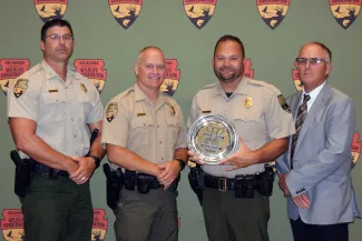 2024 Game Warden of the Year Marshall Reigh