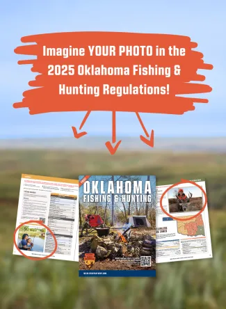 "Imaging your photo in the 2025 Fishing & Hunting Regulations!"