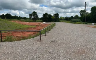 An update of the Lexington WMA shooting range in July 2026, the gravel drive is complete.