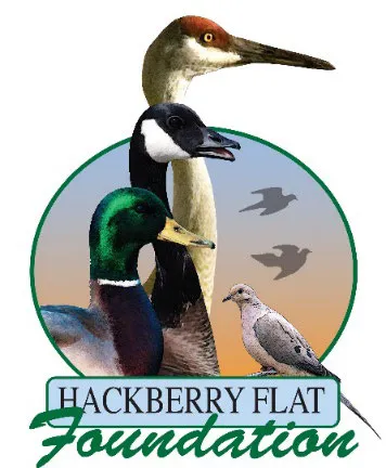 Logo for the Hackberry Flat Foundation.