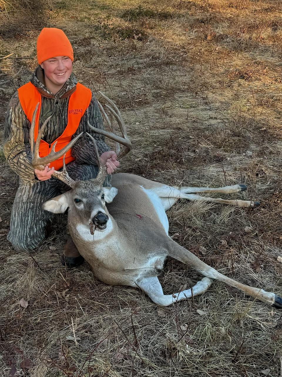 Lorne Reavis with deer